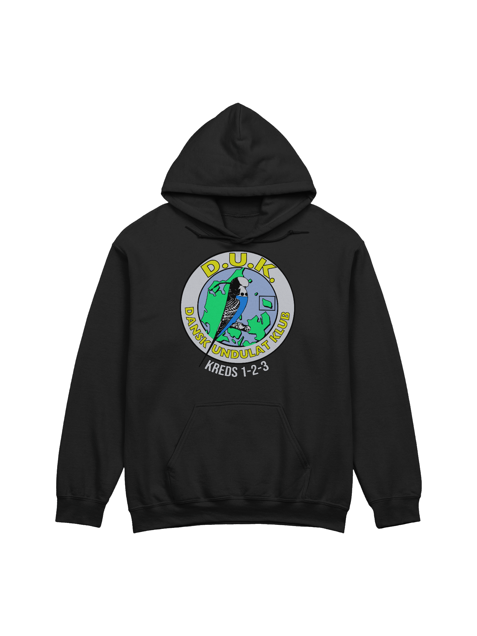 Dansk Undulat Klub Hoodie - Front Print product image (3)