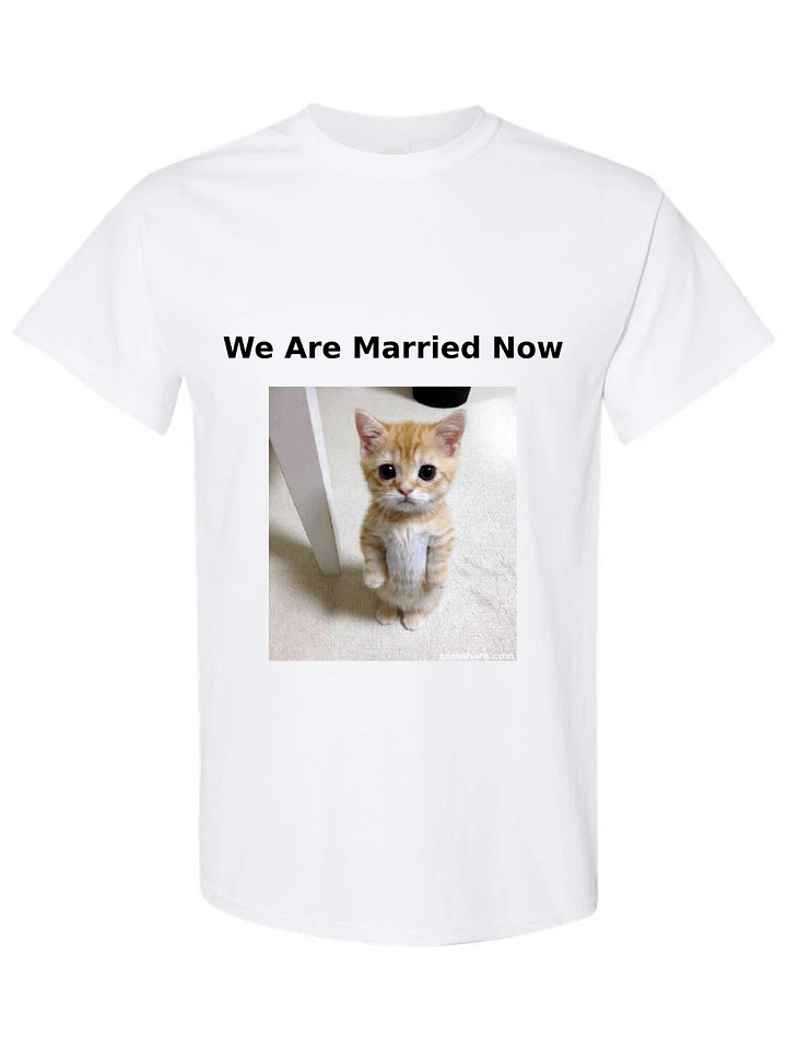 We Are Married Now - shirt product image (1)