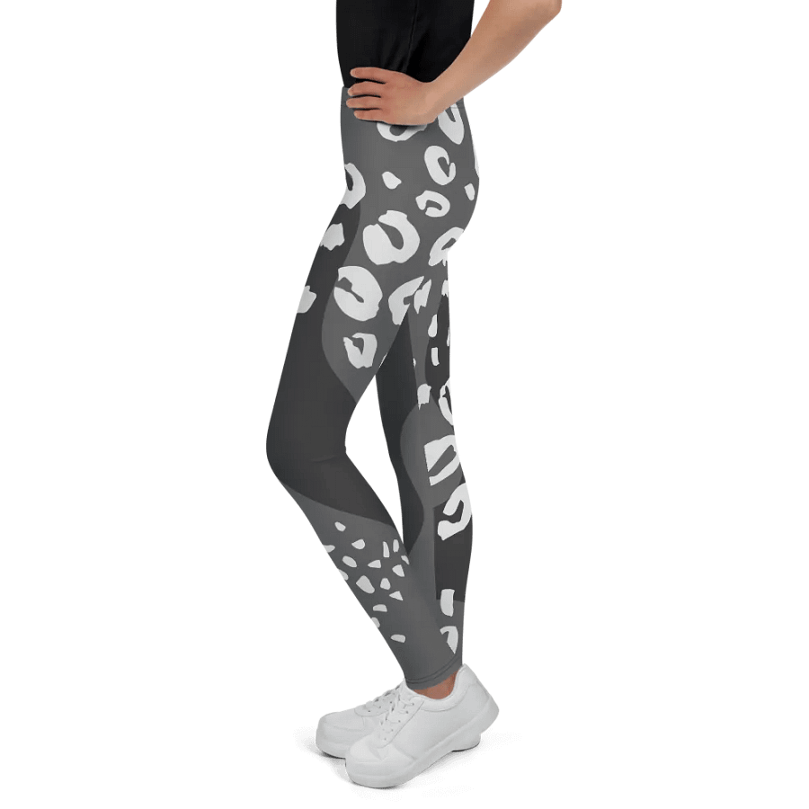 Grey Camo Dreams Youth Leggings product image (5)