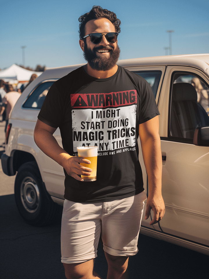 Warning: I Might Start Doing Magic Tricks At Any Time Tee product image (2)