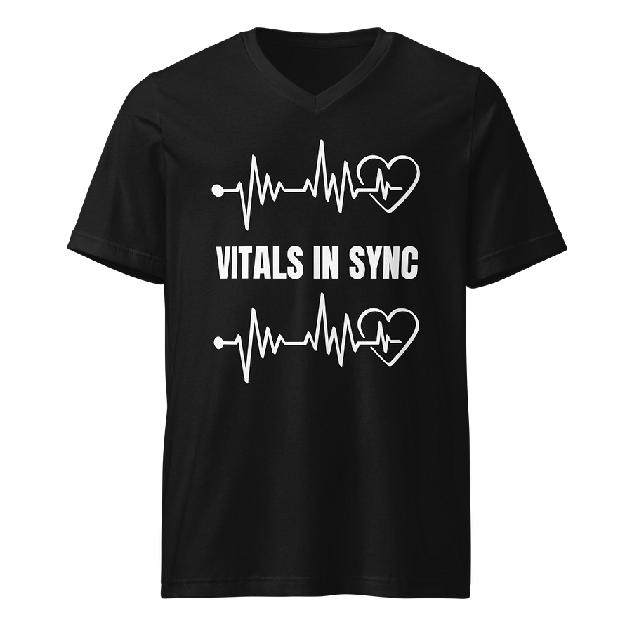 Heartbeat Elegance V-Neck Tee product image (1)
