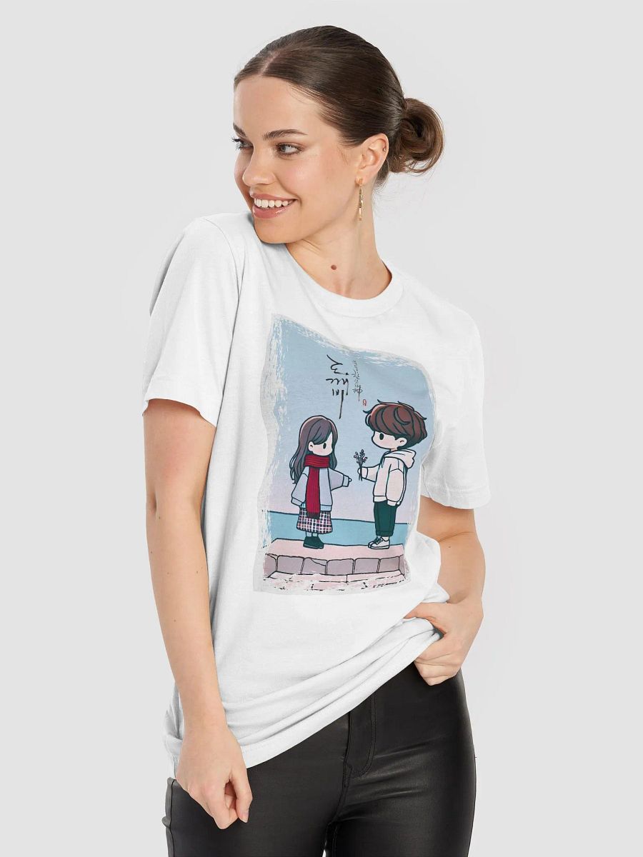 Goblin: The Lonely and Great God Ocean Scene White T-Shirt (Korean) product image (1)