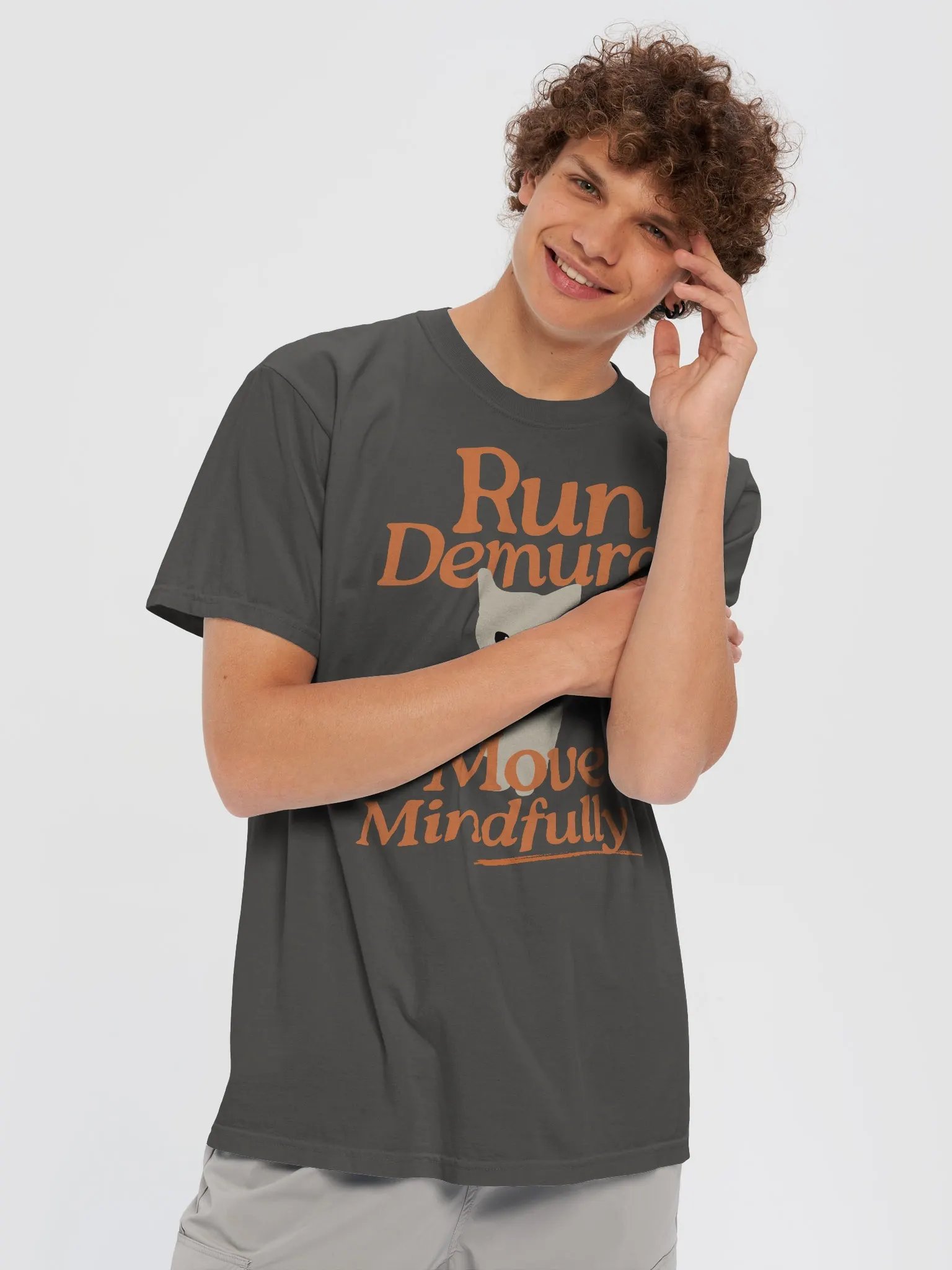 Mindful Cat Graphic Tee product image (17)