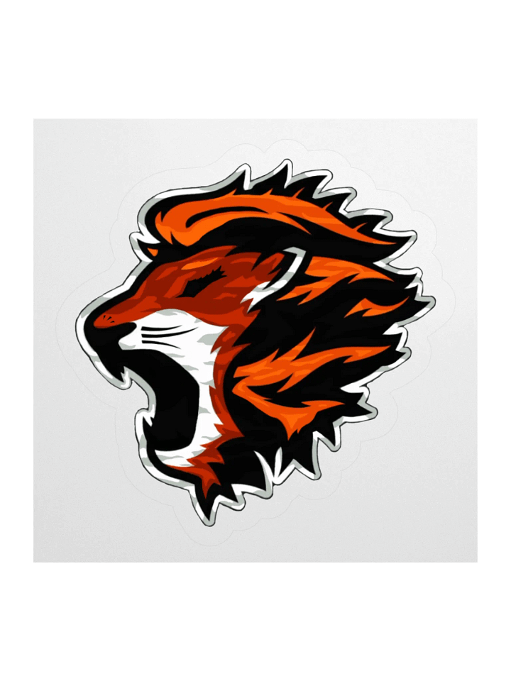 Blood Sport Hockey Orange Cats XL Sticker product image (1)