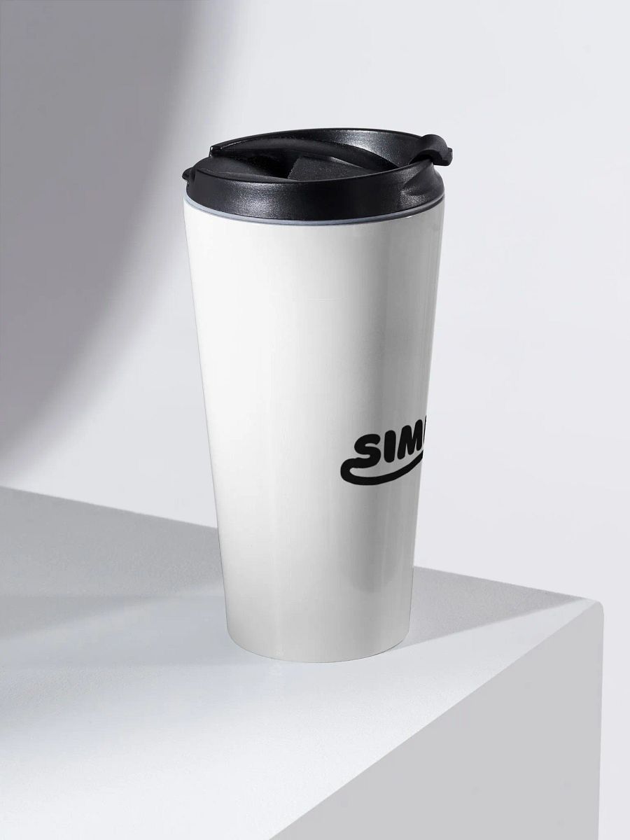 Wavy Line Stainless Steel Travel Mug product image (2)