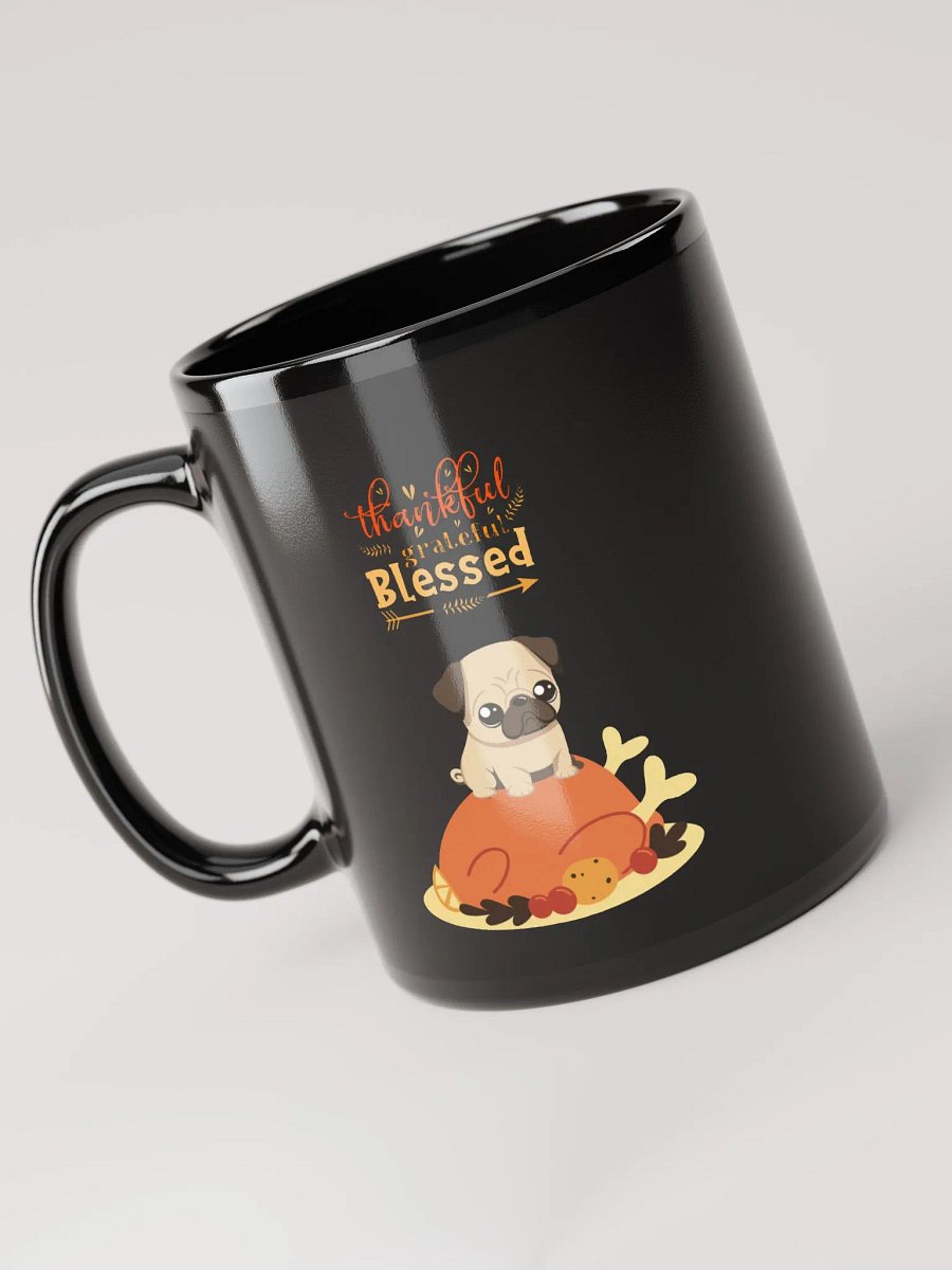 Autumn Pug Thanksgiving Mug product image (3)