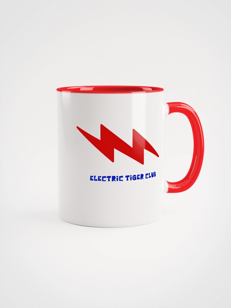 Red Electric Tiger with Red Lightning Bolts - Ceramic Mug product image (2)