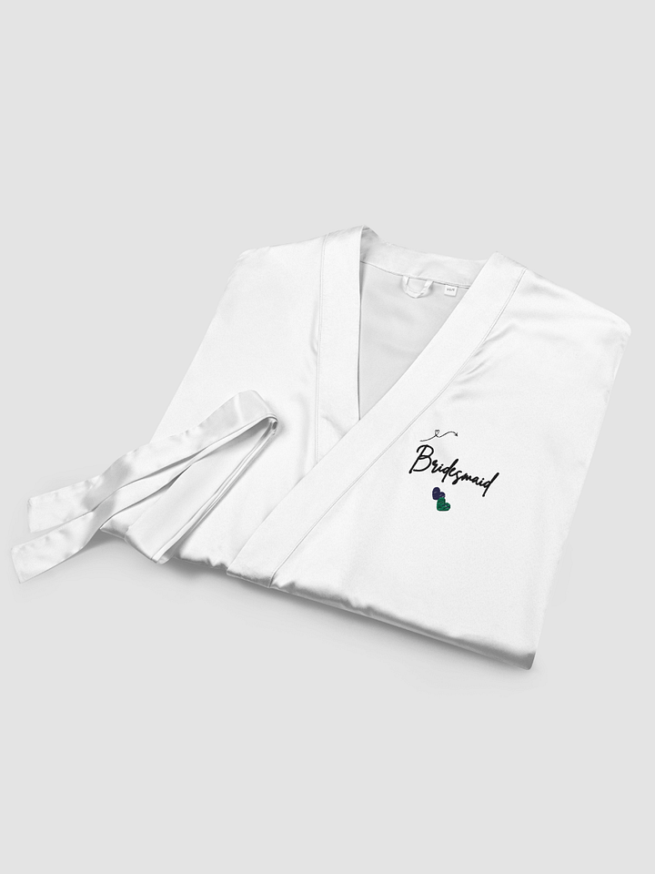 [Boss momma] Bridesmaid satin robe product image (1)
