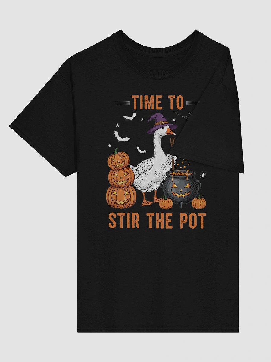 Funny Witchy Goose Cauldron Stirring T-Shirt product image (12)
