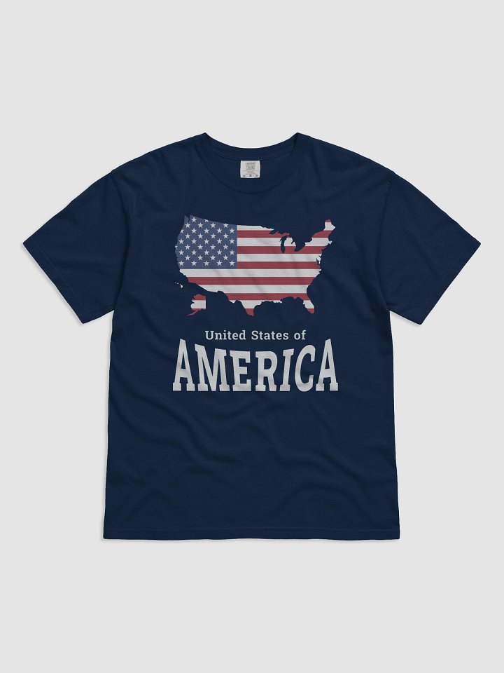 USA Independence Day T-shirt, Map of America product image (10)