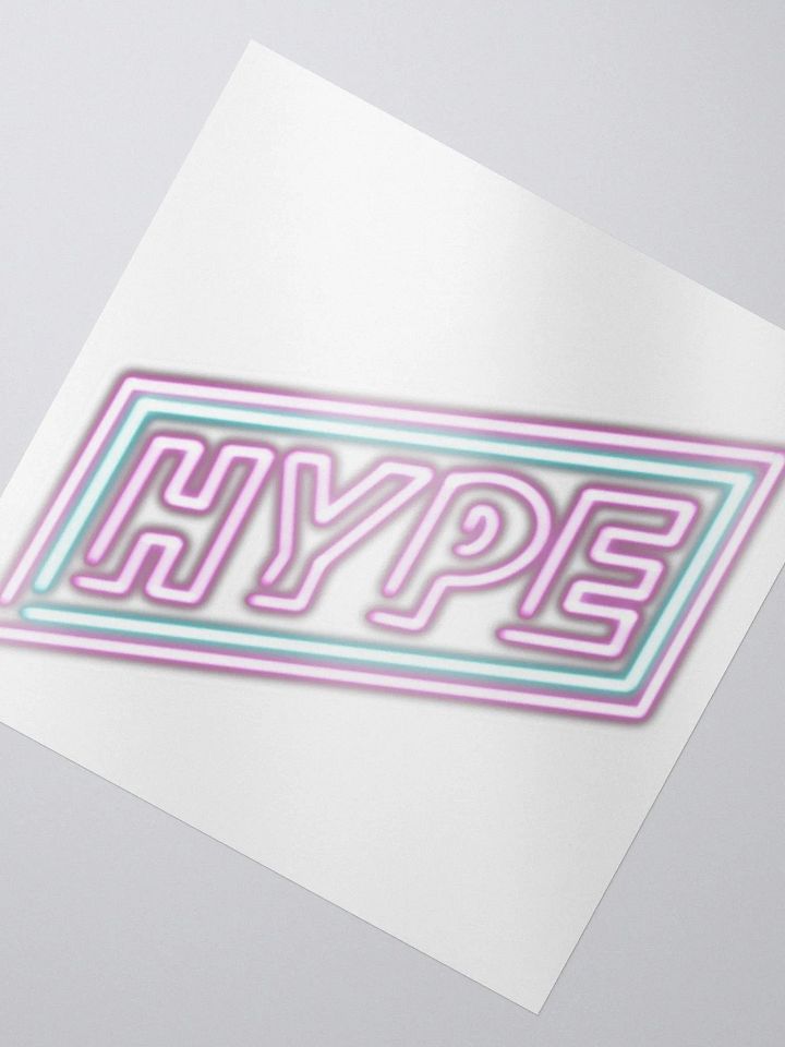 WolfLemon HYPE Neon Sticker product image (2)