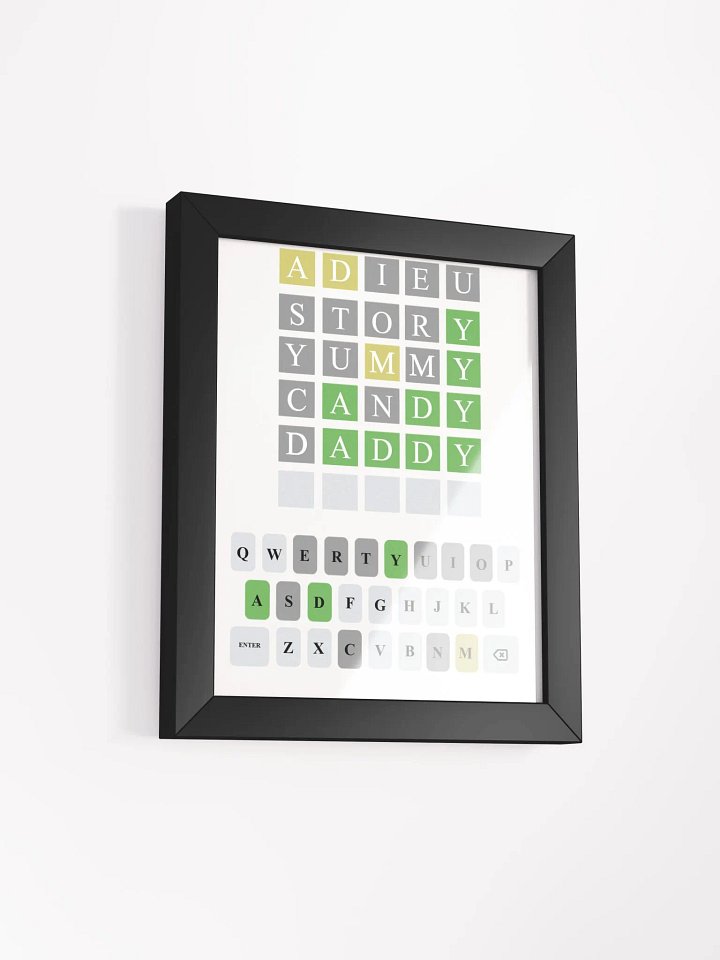 Wordle Framed Poster product image (10)