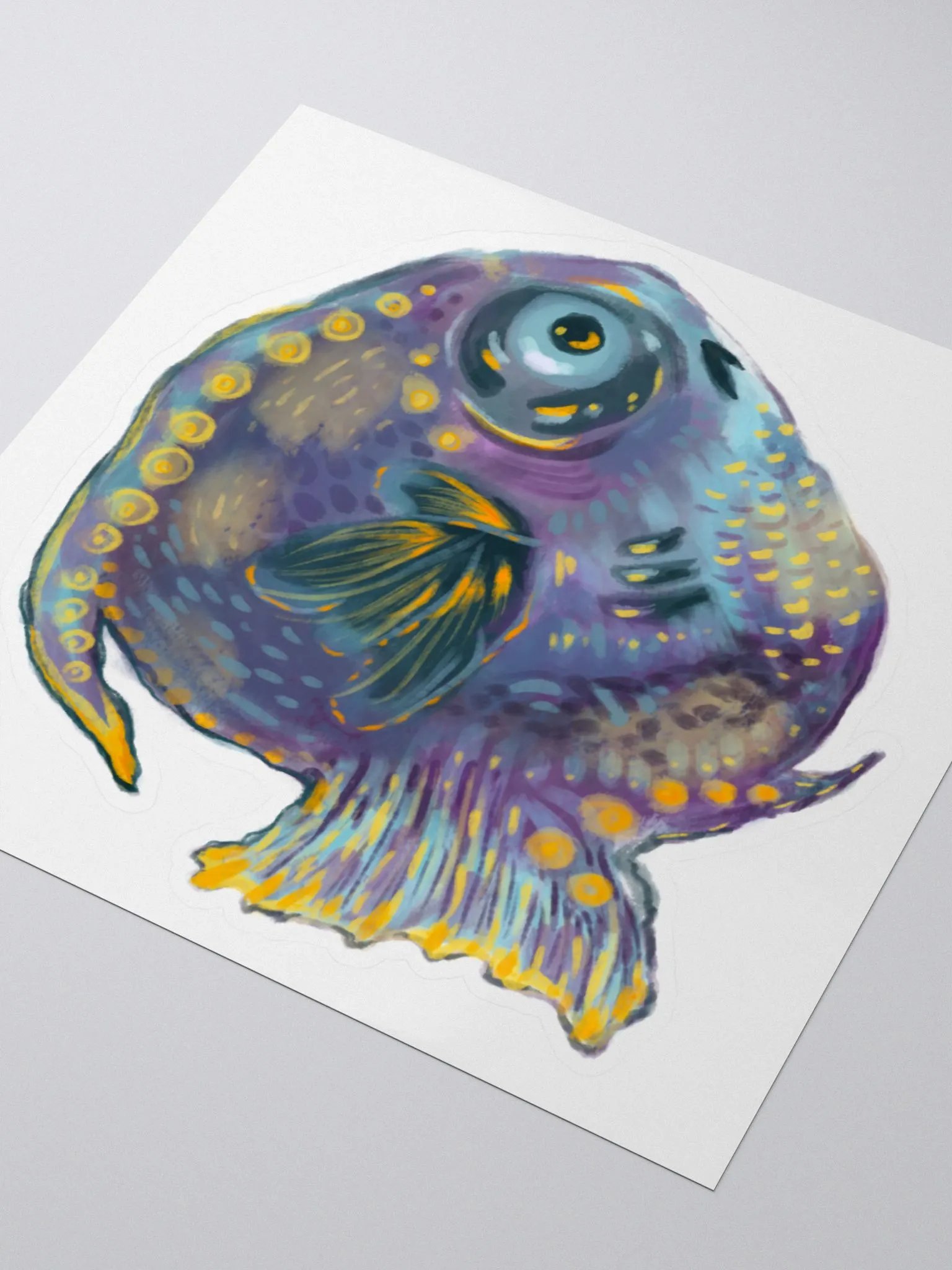 WTF Fish Sticker product image (3)