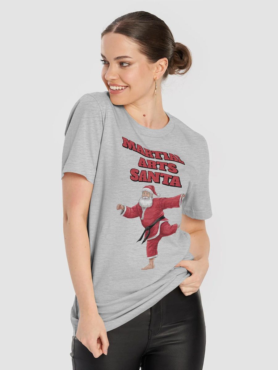 Martial Arts Santa - Funny Christmas T-shirt product image (43)