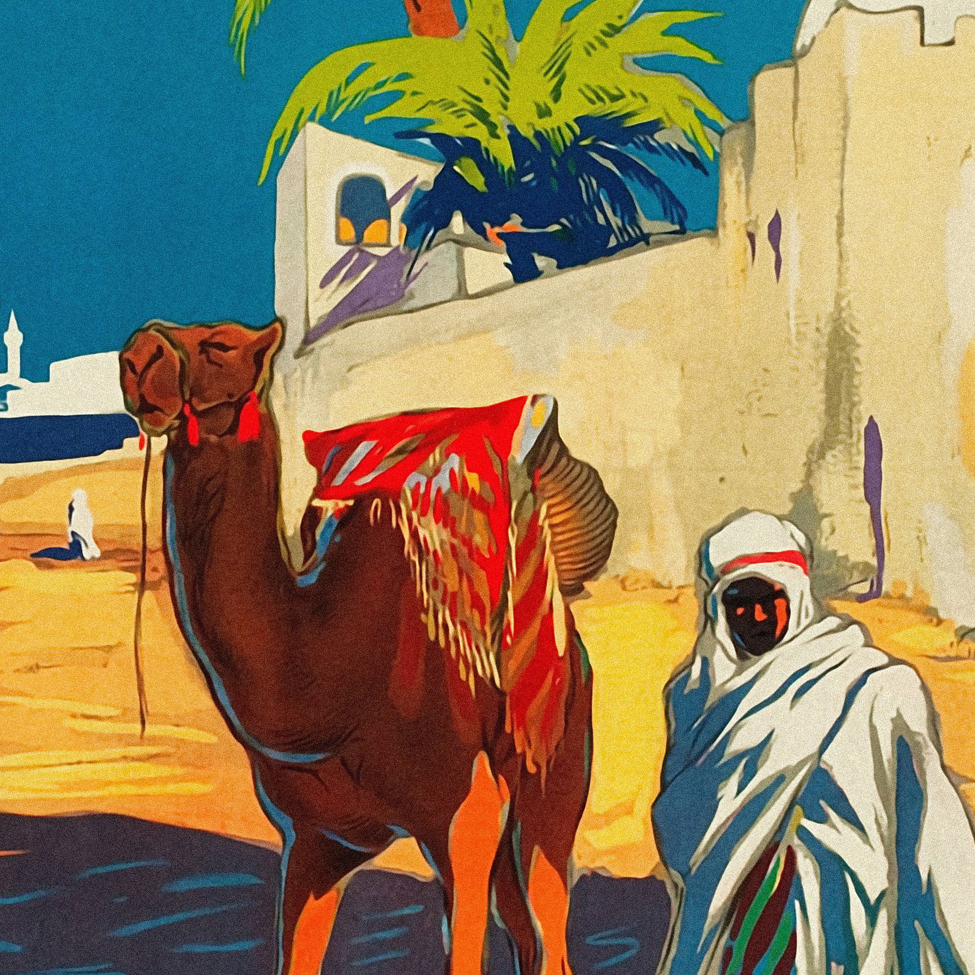 Tripoli, Libya (ENIT, 1930) — retro vintage travel poster, retro travel art, retro travel wall art product image (5)