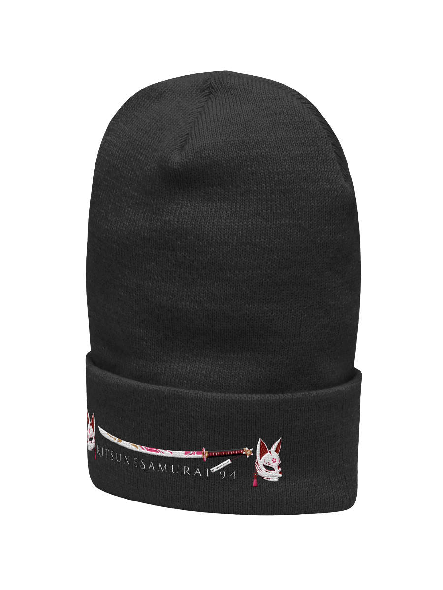 Fox Mask Samurai Sword Beanie product image (4)