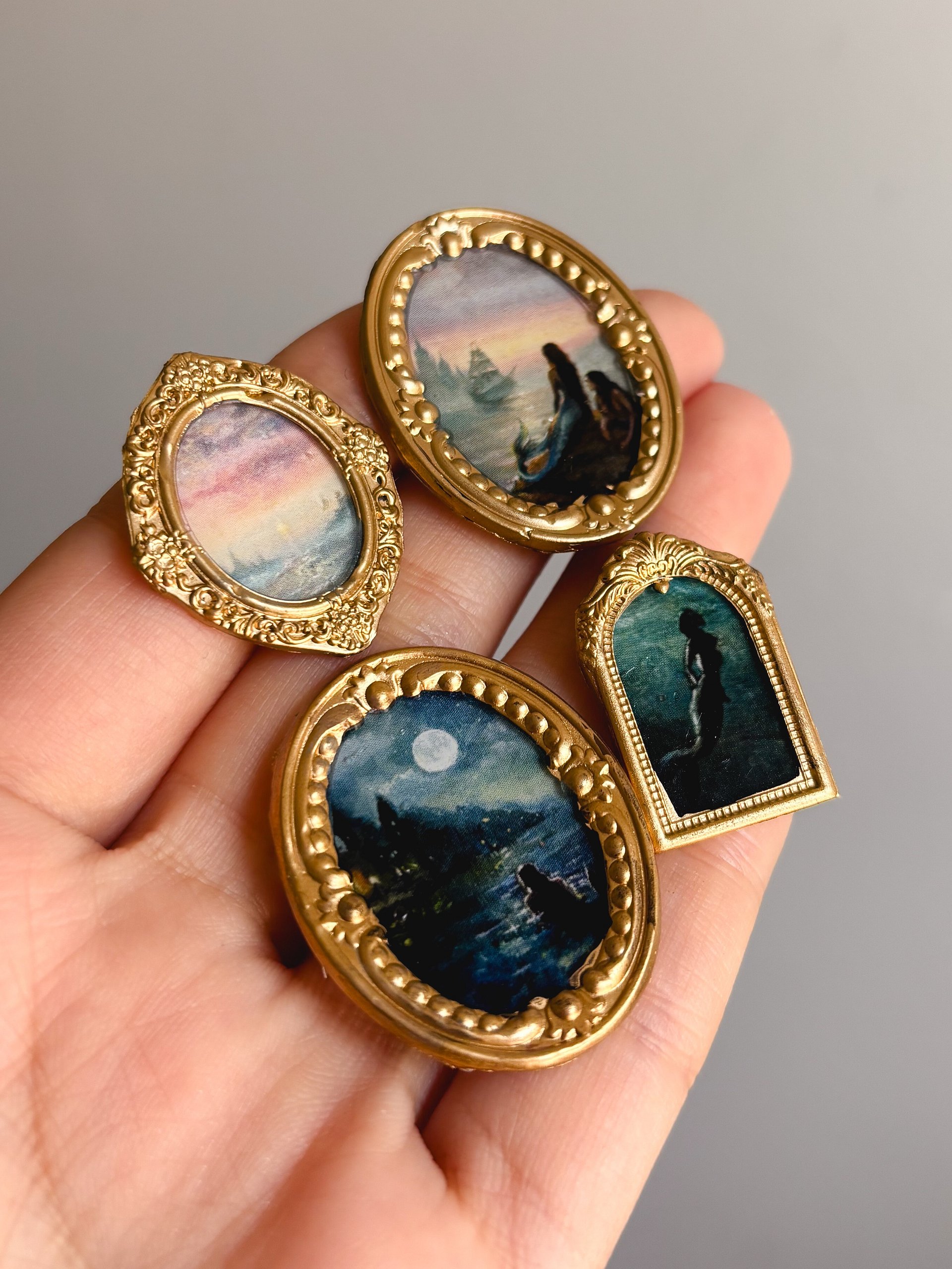 Preorder Handmade Magnets Mystic Ocean - Pack of 4 product image (2)