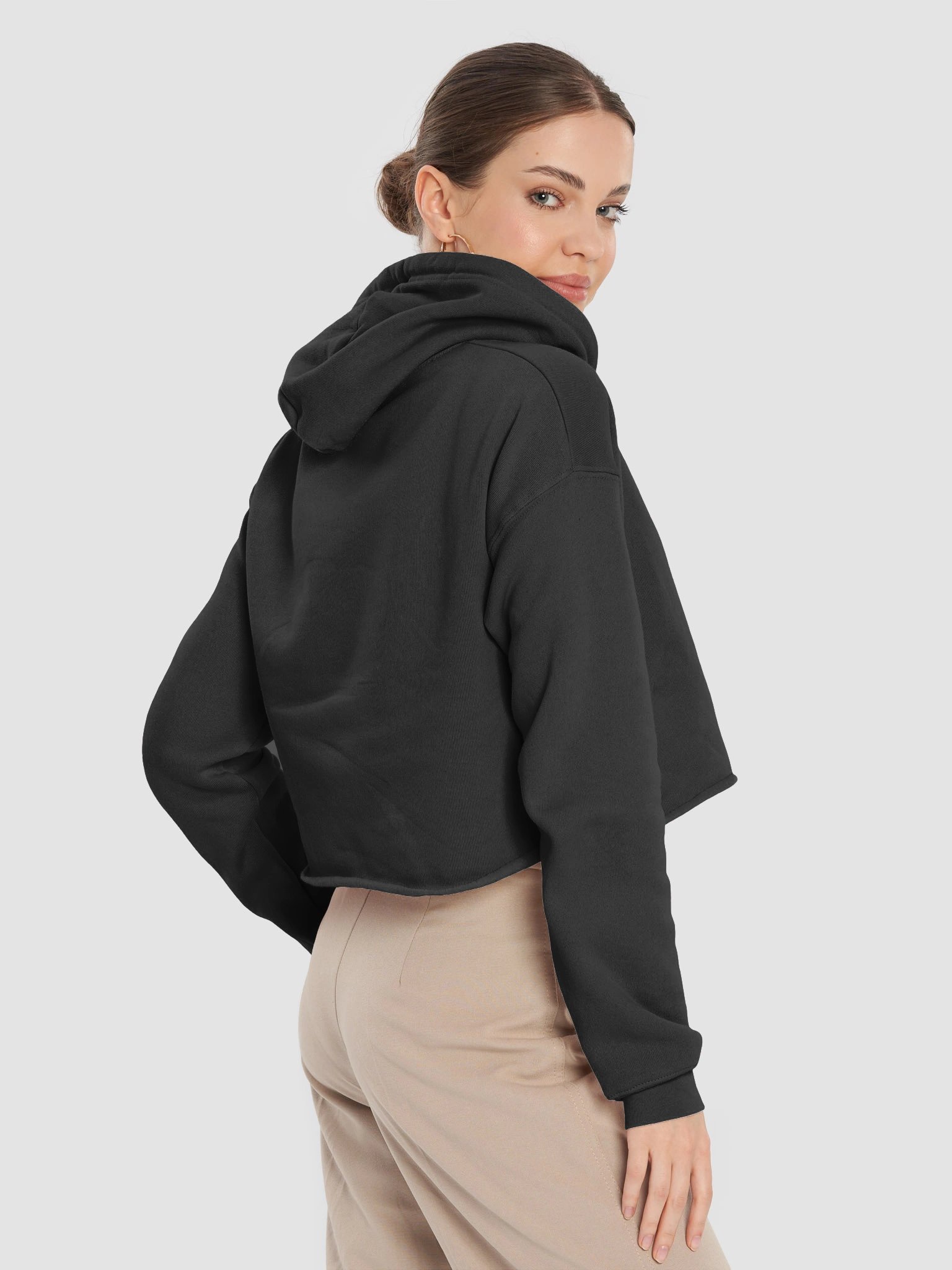 AI Bullshit Crop Hoodie product image (6)