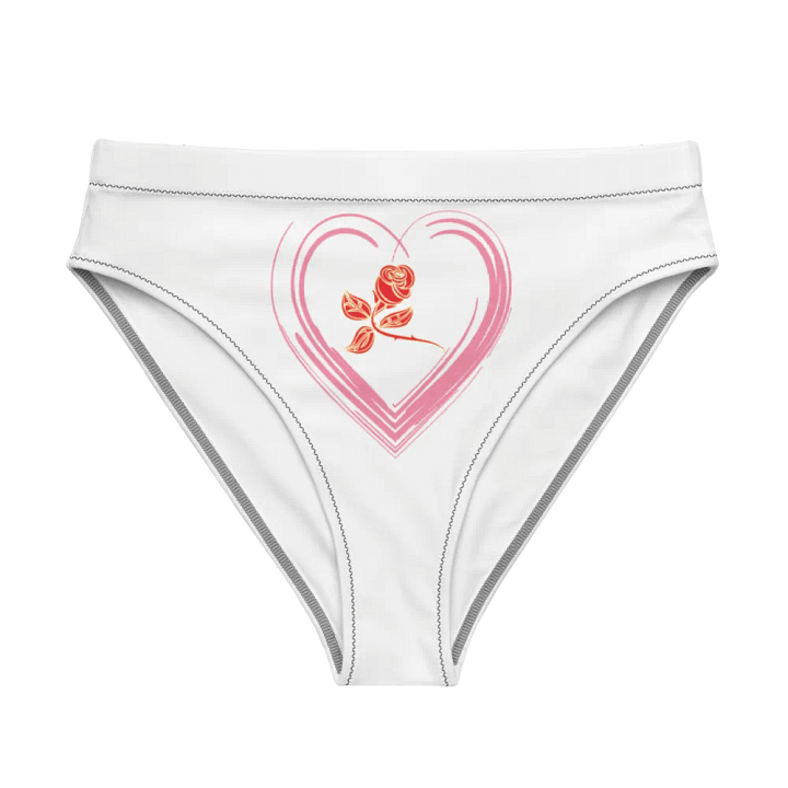 Golden Rose Heart All-Over Print Bikini Bottoms product image (1)