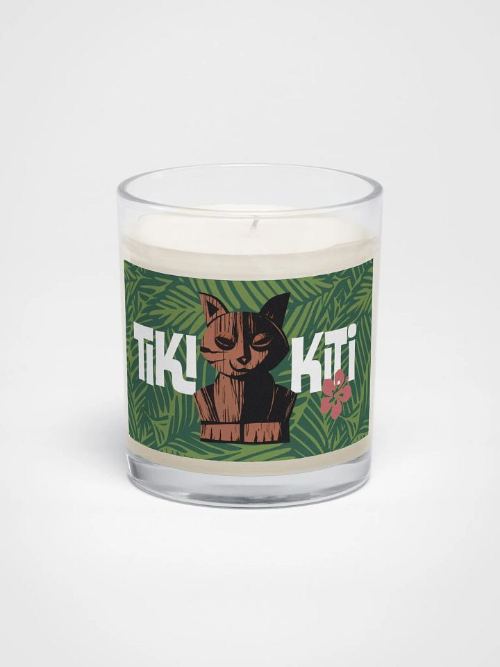 Tiki Kiti - Soy Wax Candle In A Clear Glass Jar product image (1)