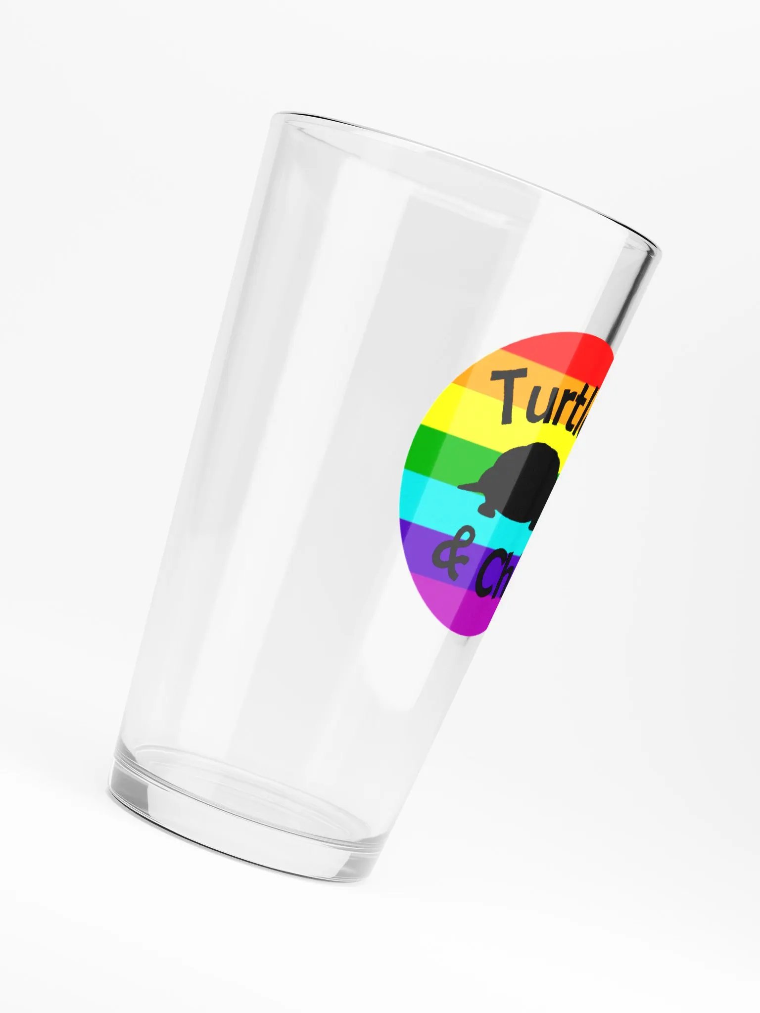 Turtle Pride Pint Glass product image (6)
