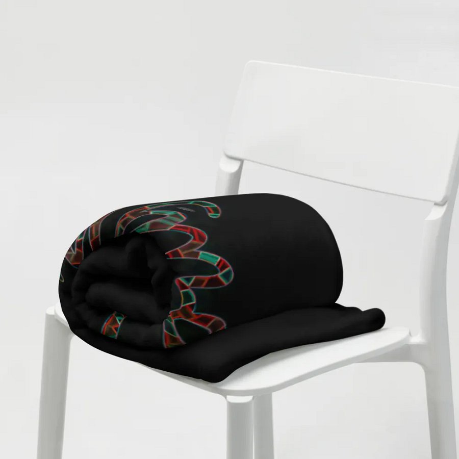 Tough - Black - Throw Blanket product image (7)