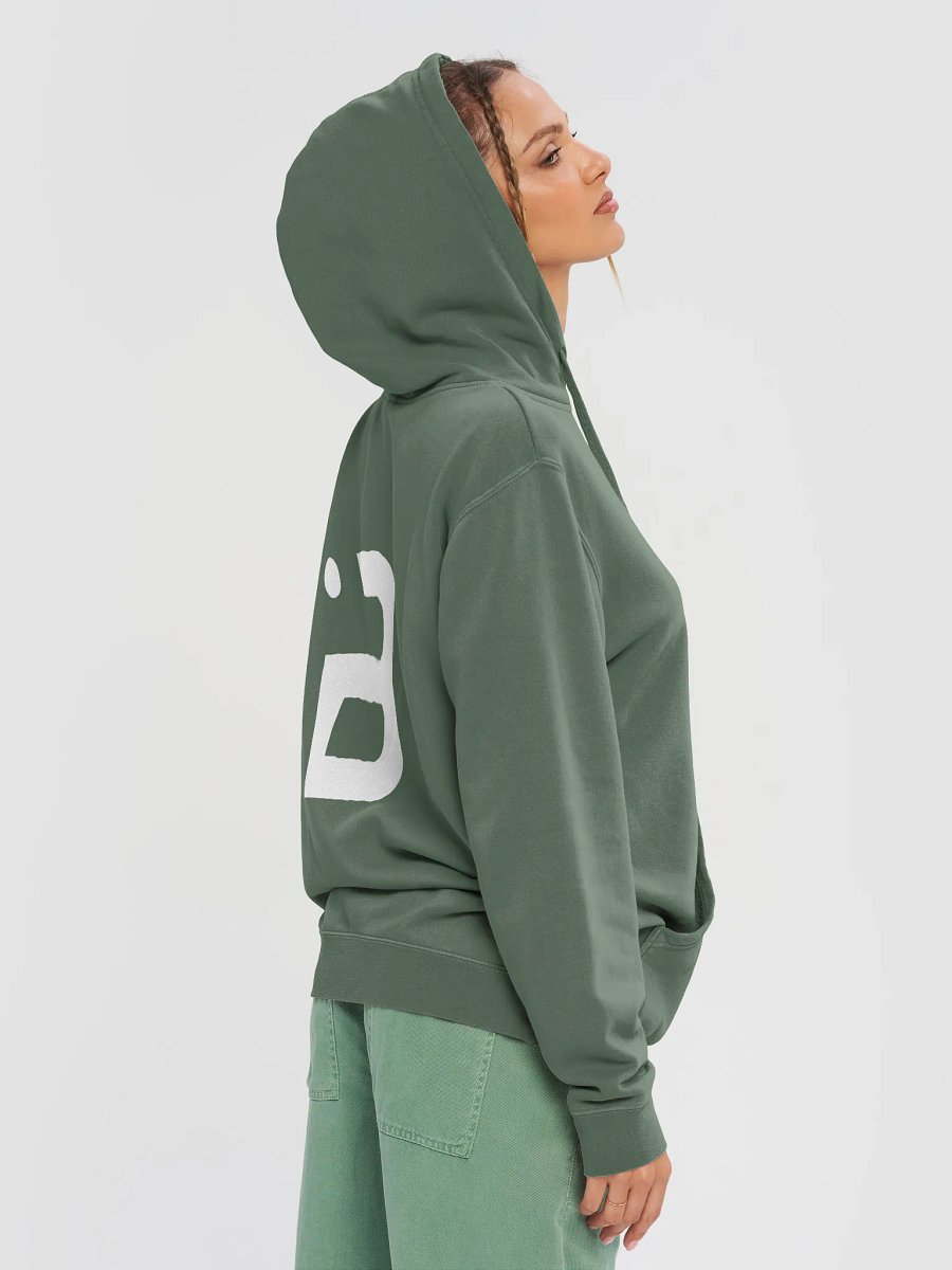 BUIII Originals Logo White Premium Vintage Hoodie product image (5)