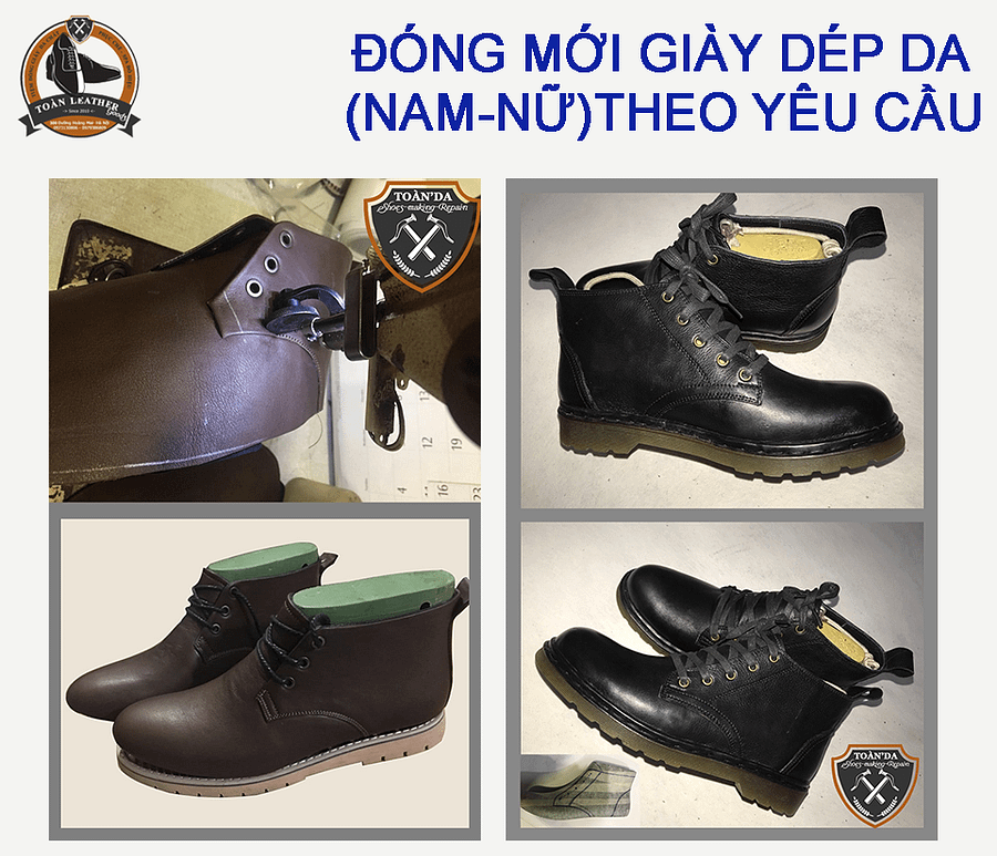 ĐÓNG GIÀY DA (theo yêu cầu) Giày Thật - Da Chất product image (10)