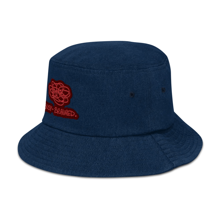BUSY-BRAINED (cherry) denim bucket hat product image (4)