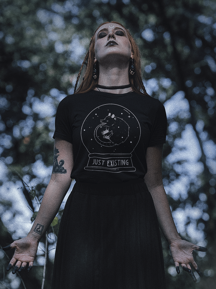 Just Existing discount tee product image (1)