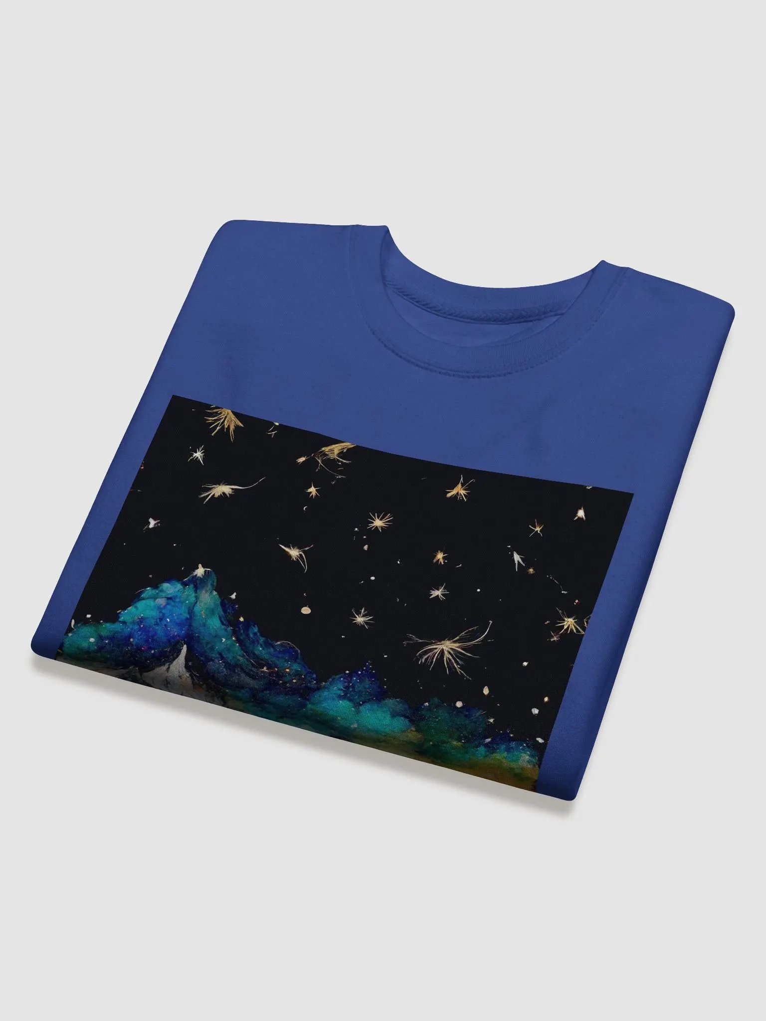 Aurora Borealis Mountain Night Premium Sweatshirt product image (4)