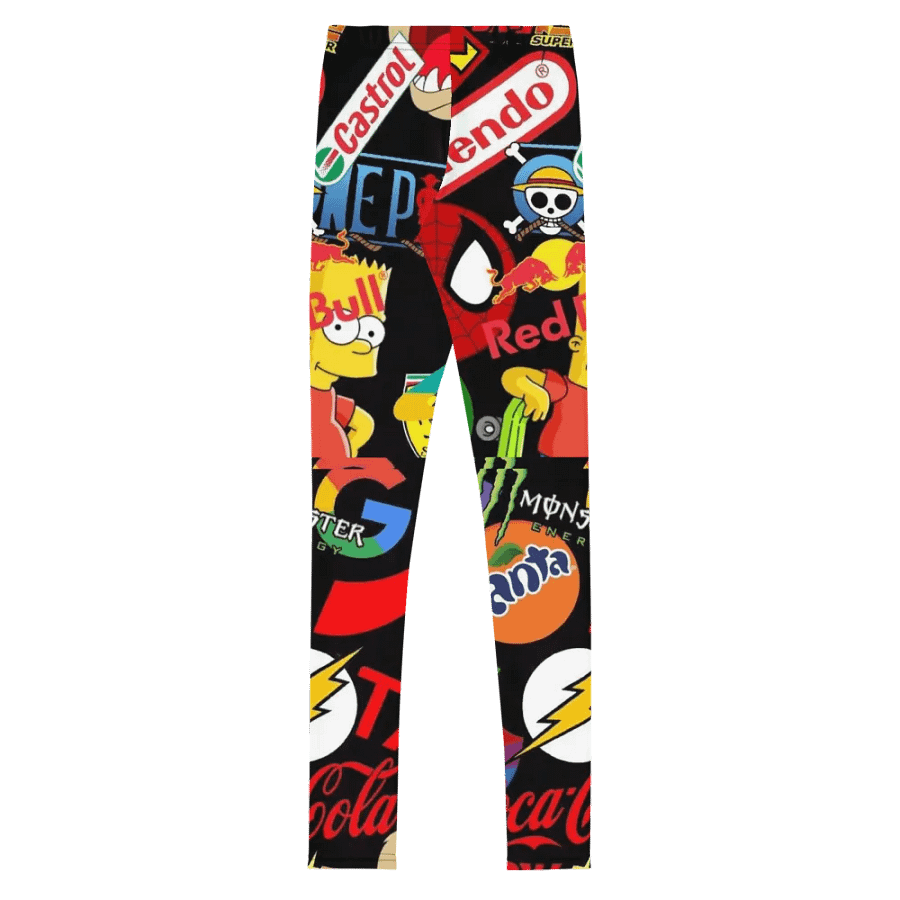Kids Leggings – Famous Brands Print for Trendy & Stylish Look product image (3)