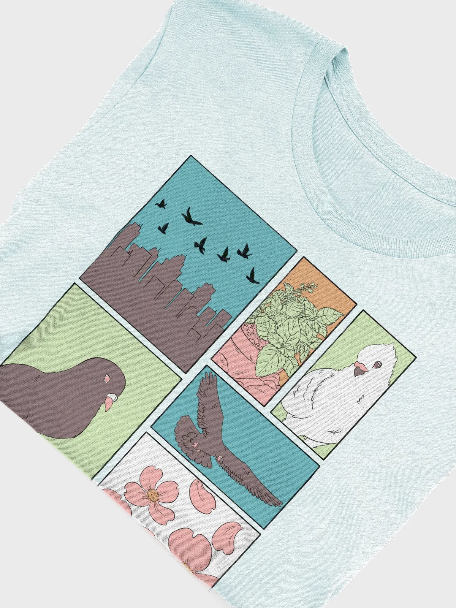 Vibrant Pigeon Rescue & Rehab Tee Shirt product image (50)