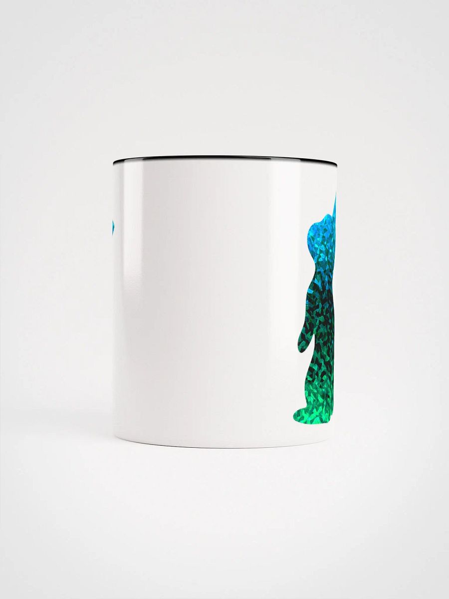 Blue & Green mosaic effect Rabbit Mug product image (5)
