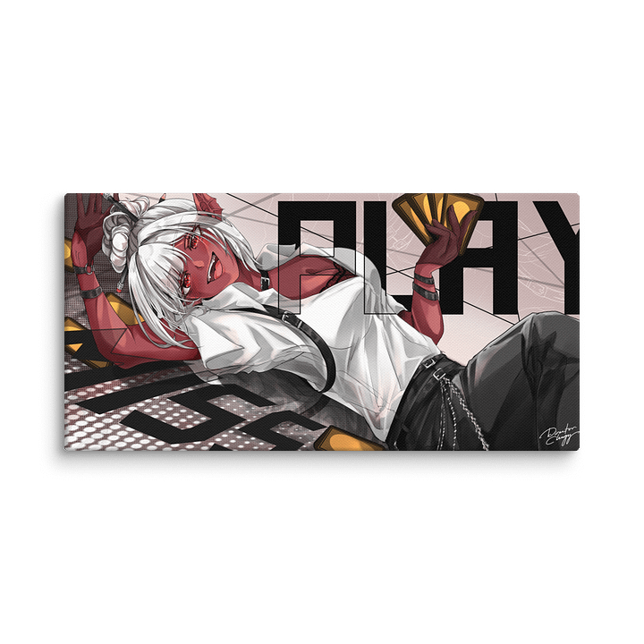 Miss Play Canvas Wall Art product image (1)