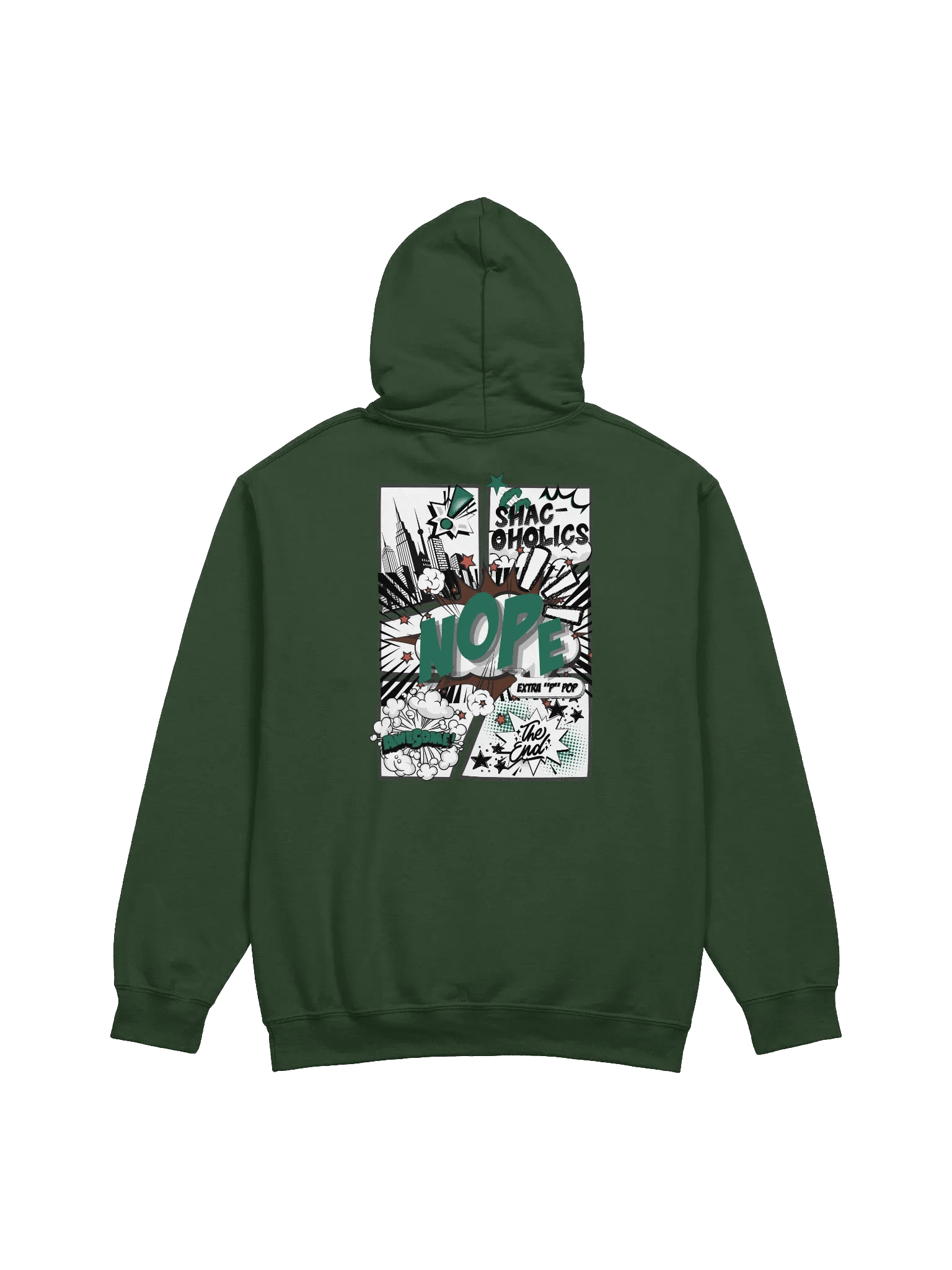 Explosive Dark Green NoPe Shac-oholics Hoodie product image (2)