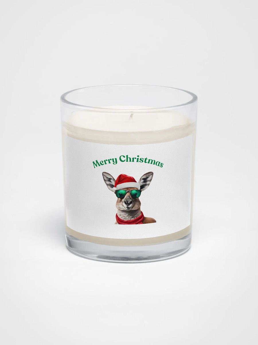 Kangaroo Claus Soy Wax Candle - Green product image (1)
