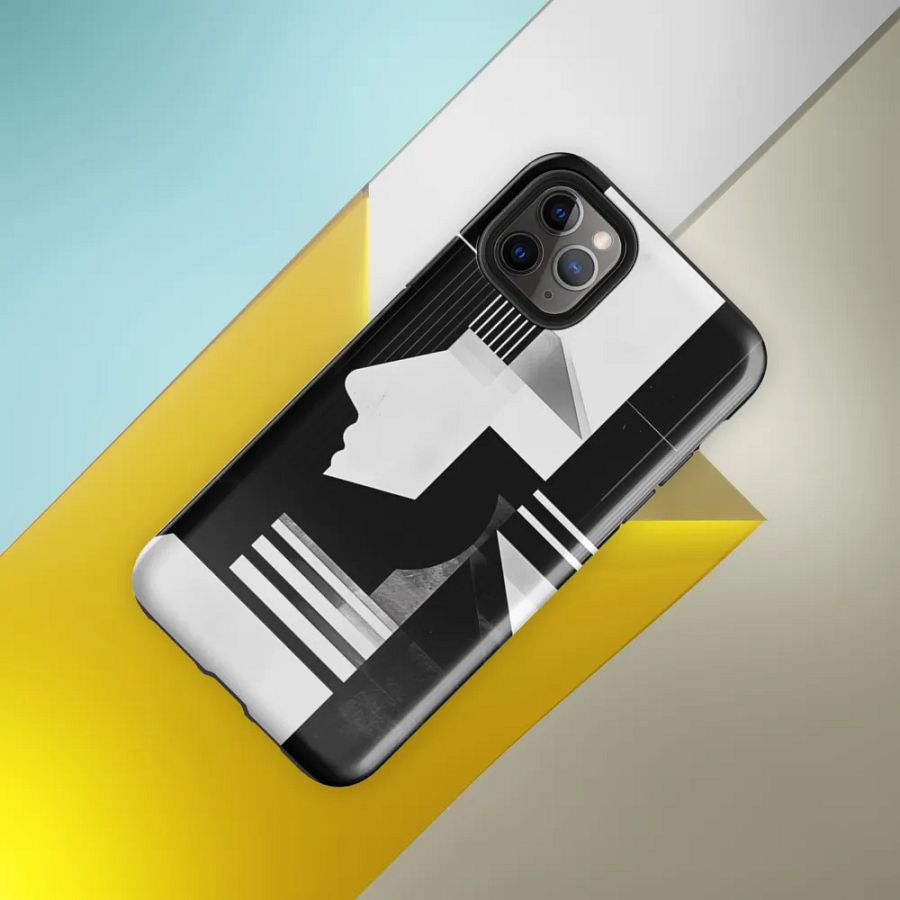 Abstract Persona 005 (Black) (Iphone Tough Case) product image (8)