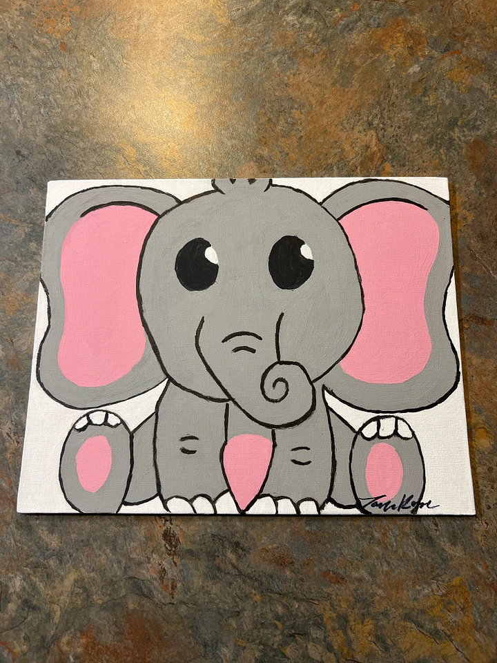 Ellie the Elephant - Signed TaylorRose Art product image (1)