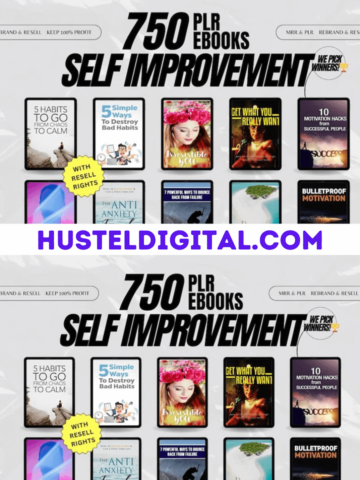 750 EBOOKS Self Improvement Bundle product image (1)