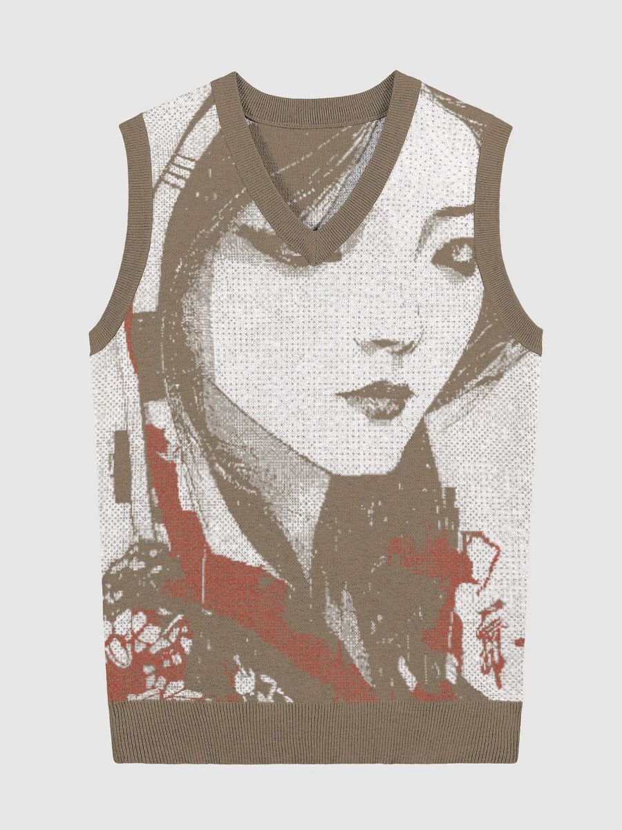 Geisha-Inspired II Serenity Jacquard V-Neck Vest product image (1)