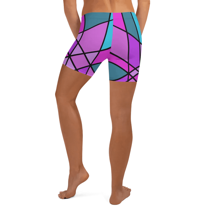 Modern Cool Multi-Colored Geometric Shorts product image (3)