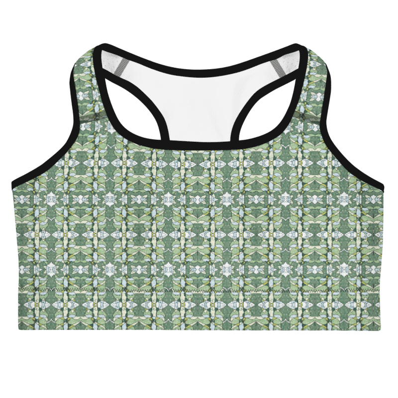 Cucumber Lineage – Moisture-Wicking Sports Bra product image (1)