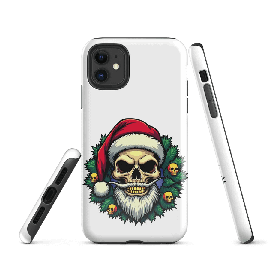Evil Scary Sinister Santa Skull Tough iPhone® Case product image (1)