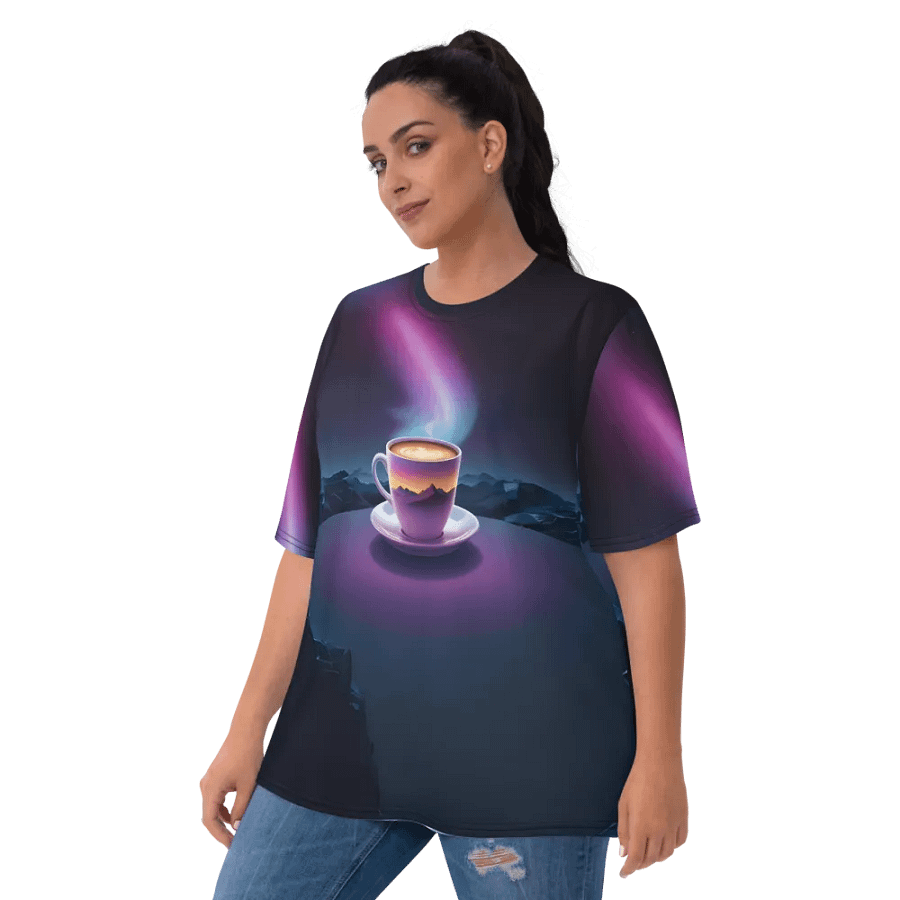 Coffee Sunset All Over Print T-shirt product image (10)