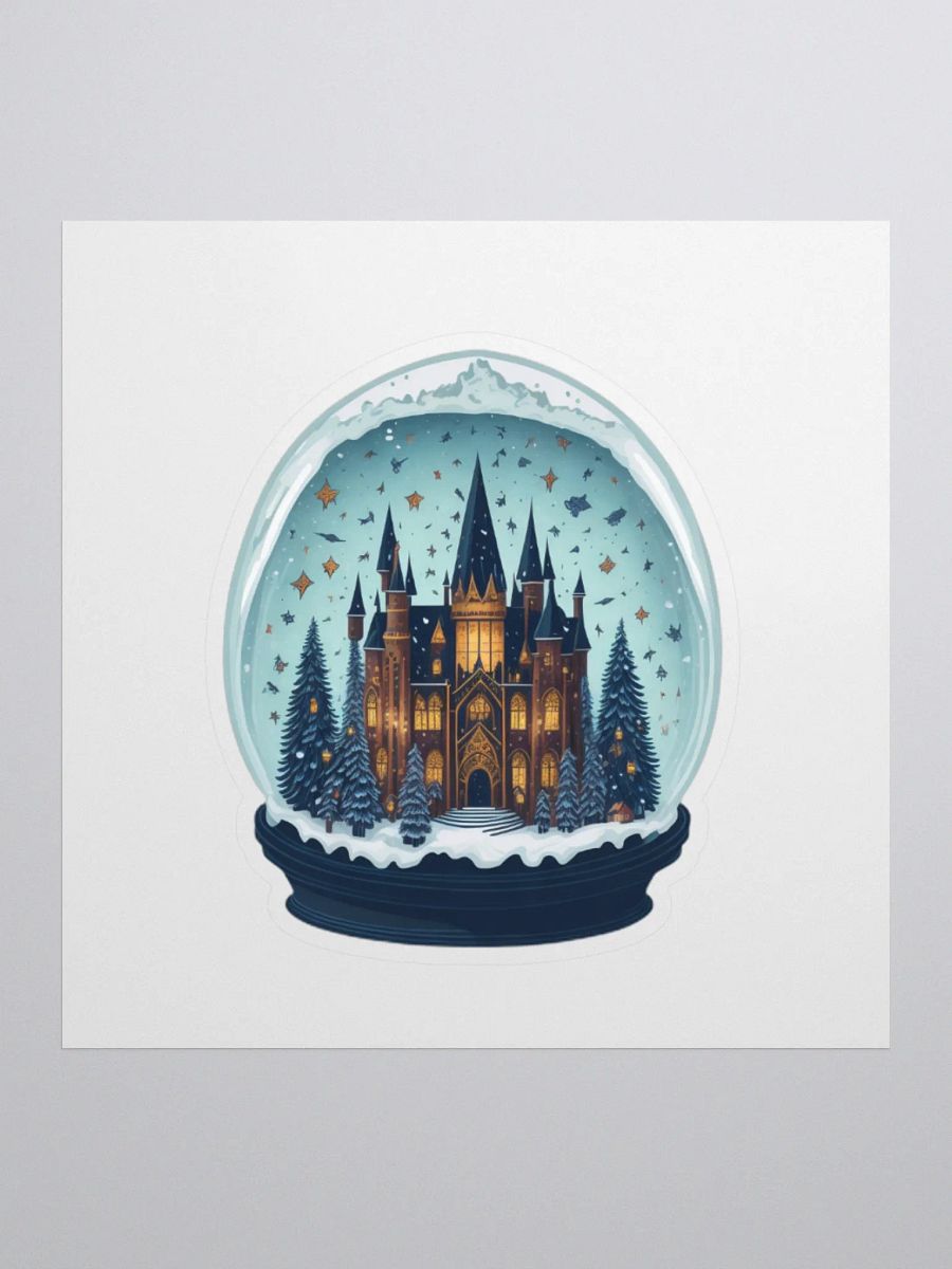 Enchanted Castle Snow Globe Sticker product image (2)