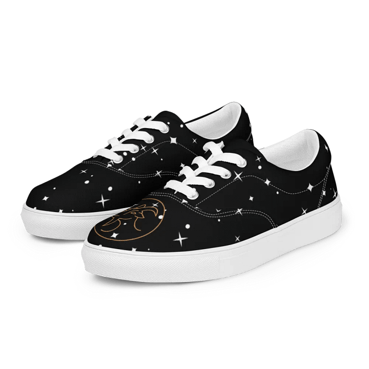 Starry Night Capricorn Women's Lace-Up Shoes product image (2)
