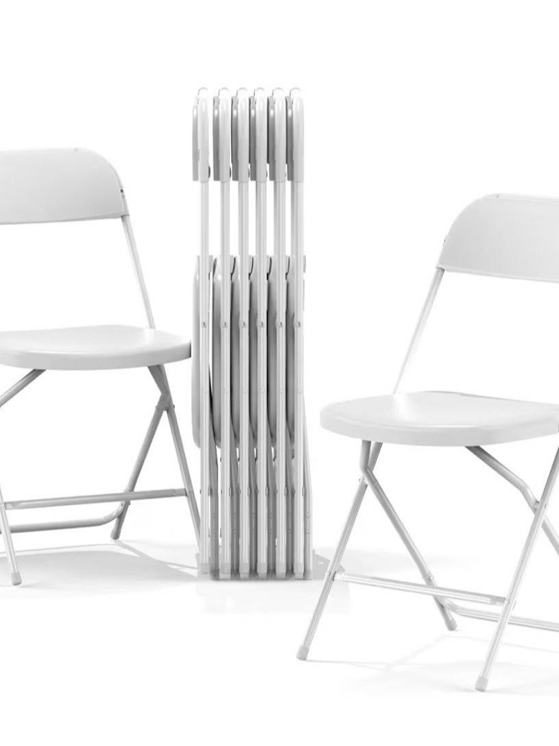 sturdy white plastic chair product image (1)