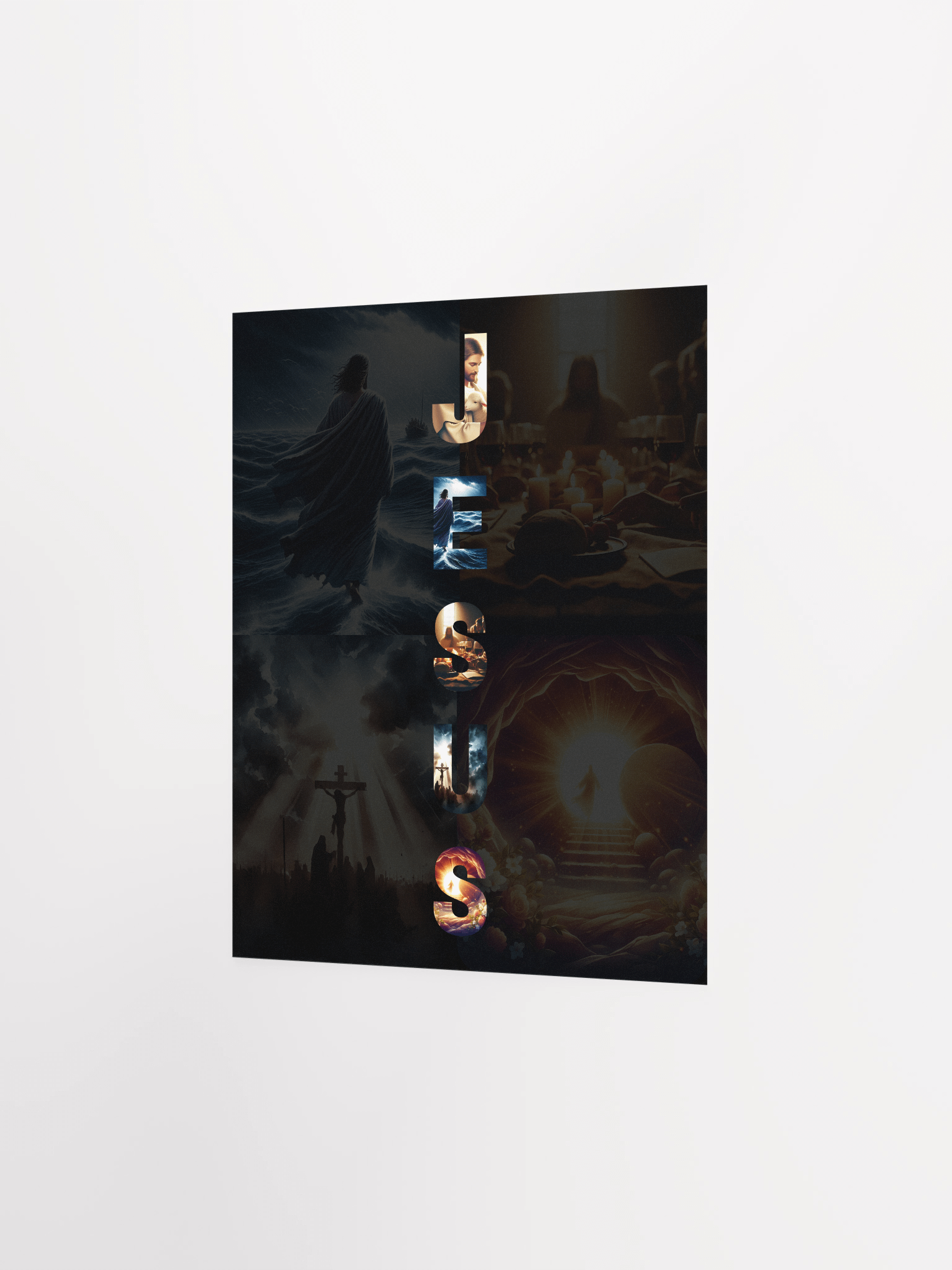 JESUS: A Journey of Hope, Sacrifice, and Resurrection - Digital Art Poster product image (2)