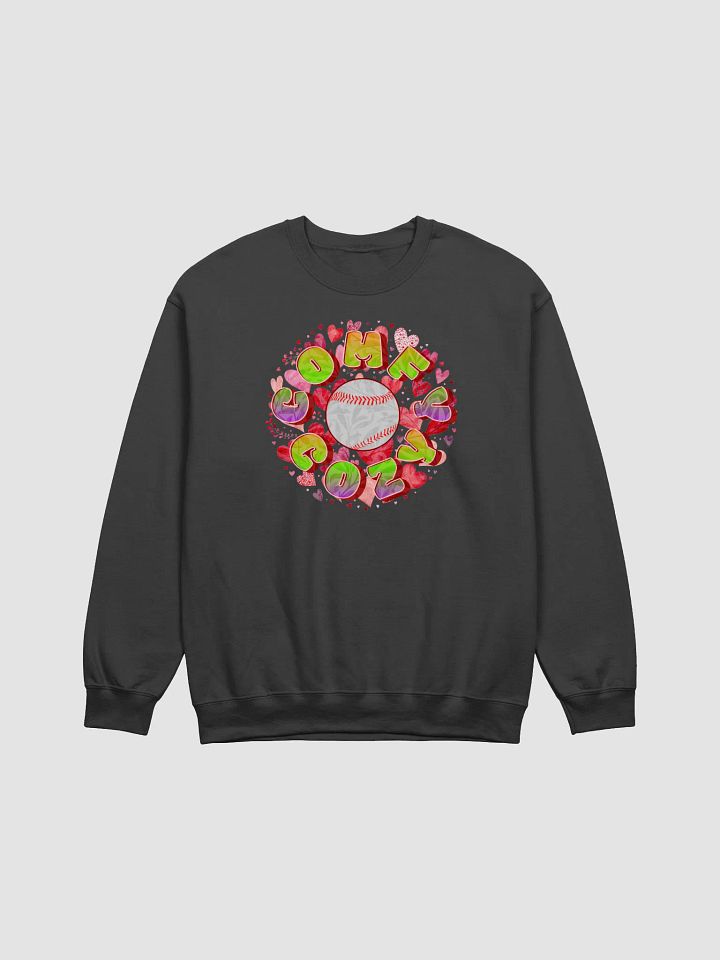 Comfy Cozy Baseball Playful Love Crewneck Sweatshirt product image (1)